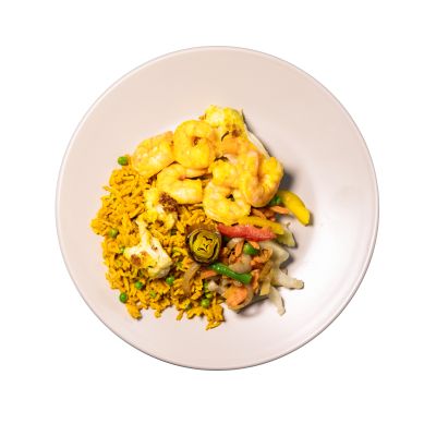 Gamba biryani