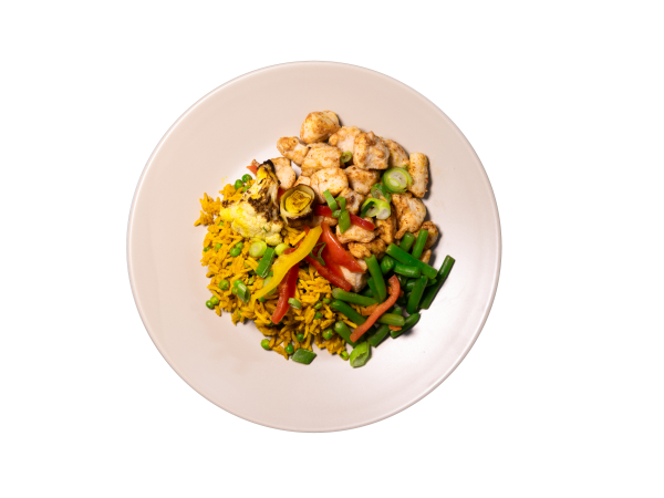 BalancedMeals-Java-Nasi-bord Javaanse Kip Nasi
